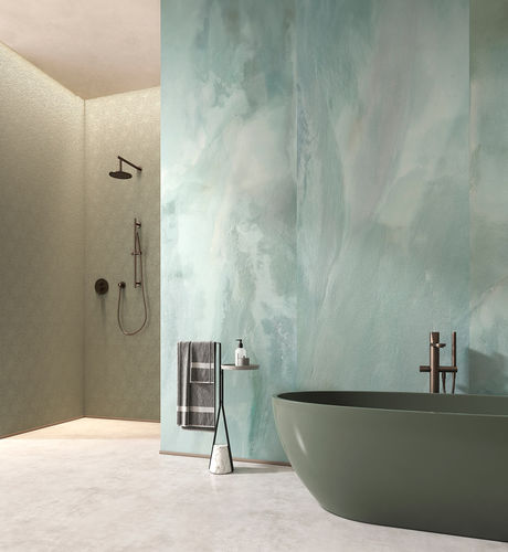 Декоративная панель для внутренней компоновки - VETRO RESINA - Tecnografica Italian Wallcoverings - настенная / для настила / легкая