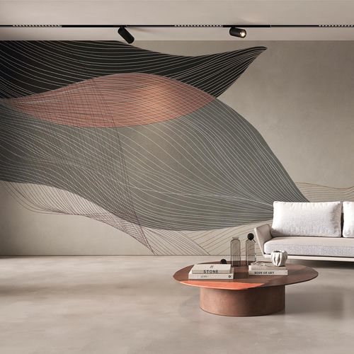 Современный обои - CANYON FLOW - Tecnografica Italian Wallcoverings - из целлюлозного волокна / из нетканых материалов / виниловый