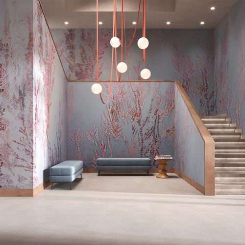 Современный обои - CORALINE - Tecnografica Italian Wallcoverings - из нетканых материалов / из стекловолокна / виниловый