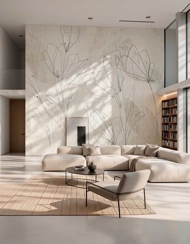 Обои минималистский дизайн - FILO - Tecnografica Italian Wallcoverings - из стекловолокна / из целлюлозного волокна / из ПВХ