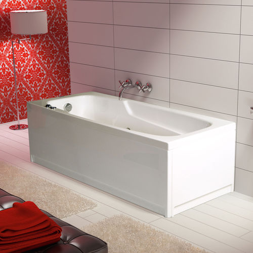 Отдельностоящая ванна - POSITANO - THERMO DESIGN - из акрила / ванна / белая