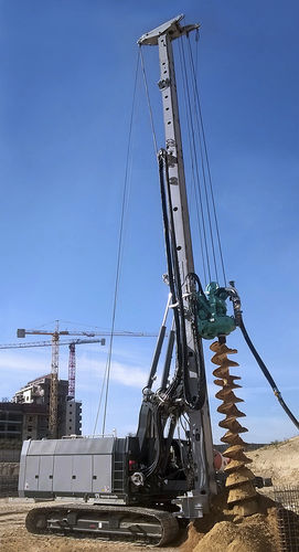 Сверлильный станок с дизельным двигателем - B275 XP-2 – CFA - CASAGRANDE - Foundation Division - поворотная / для строительной площадки / для фундаментных свай