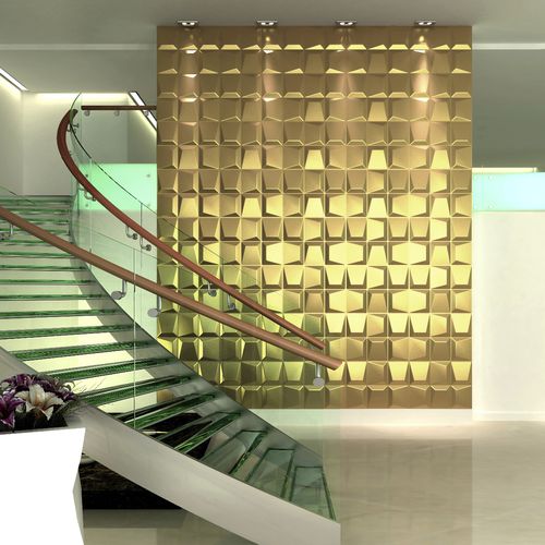 Декоративная панель для внутренней компоновки - MOSAICS - 3Dcora - для потолков / для стены / легкая
