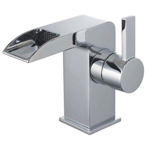 Однорычажный смеситель для раковины - 98446 - BIMINI - Grifería Clever - настольный / из хромированной латуни / для ванной комнаты