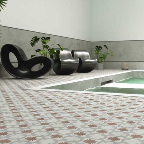 Жесткая плита из цемента - TORRASTONE® - Mosaics Torra | Cement Tiles - гладкая / для интерьера / для ванной комнаты