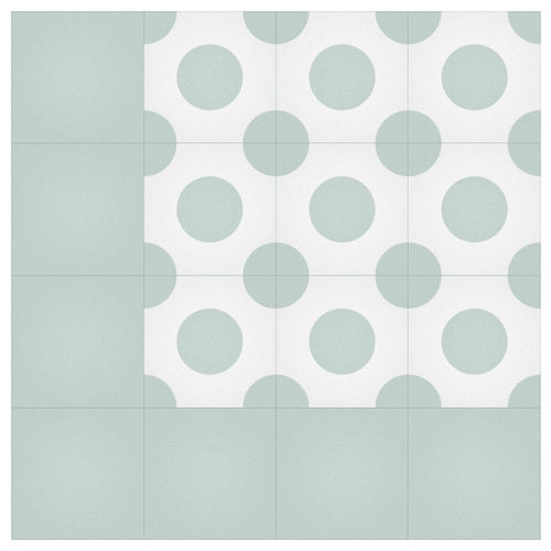 Жесткая плита из цемента - C&Oacute;CTEL CIRCULO - Mosaics Torra | Cement Tiles - матовая / для интерьера / для кухни