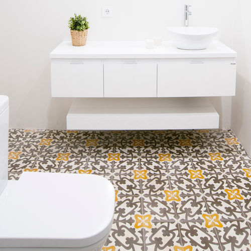 Жесткая плита из цемента - 140A - Mosaics Torra | Cement Tiles - матовая / для интерьера / для внешнего использования