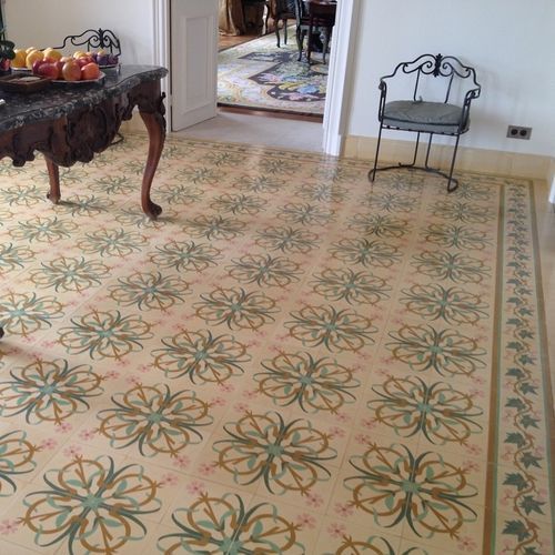 Жесткая плита из цемента - 168A - Mosaics Torra | Cement Tiles - матовая / для внешнего использования / для кухни