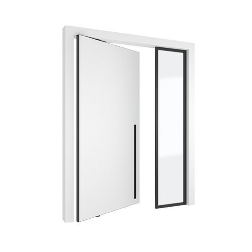 Дверь для интерьера - 4245 - SINGLE +  - PortaPivot - из МДФ / из анодированного алюминия / из Corian®