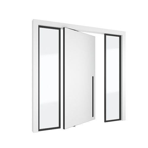Дверь для интерьера - 4245 - SINGLE + - PortaPivot - из МДФ / из анодированного алюминия / из Corian®