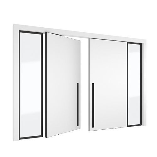 Дверь для интерьера - 4245 + - PortaPivot - из МДФ / из анодированного алюминия / из Corian®