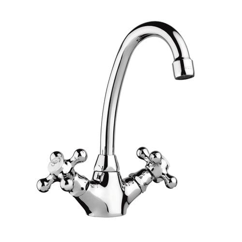 Двухрычажный смеситель для раковины - BELL-STIL : CR0120225/LP0120225/BV0120225/OR0120225 SERIES - Griferia Rovira - настольный / из металла / для ванной комнаты