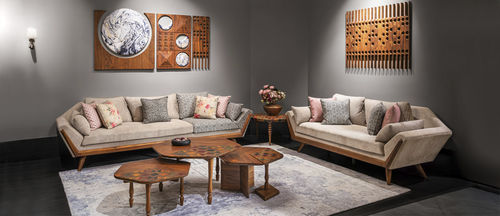 Декоративная панель для мебели - RITMIK - ALANKARAM - для стены / из дерева / тиковое дерево