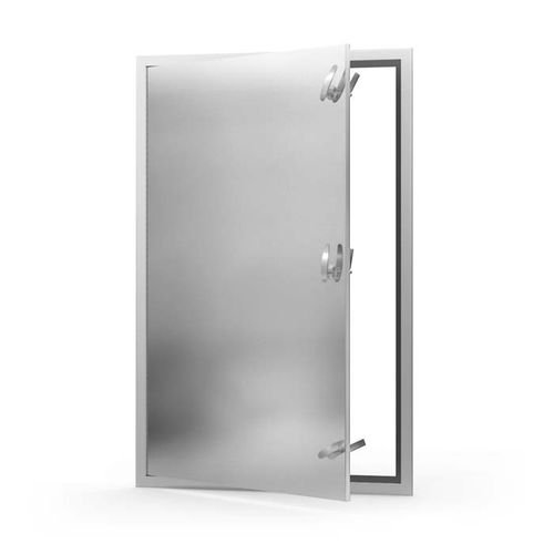Смотровой люк для перегородки - WD-8000 - Acudor Products Ltd. - прямоугольный / из алюминия / из нержавеющей стали