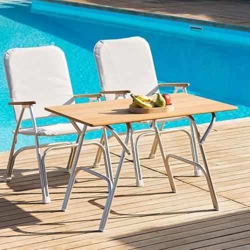 Современный стол - M200 series - Forma Marine - из фанерованной древесины / с основанием из анодированного алюминия / прямоугольный