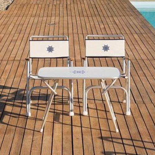 Современный стол - M450 series - Forma Marine - из меламина / с основанием из анодированного алюминия / прямоугольный
