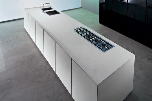 Современная кухня - M7 - Minimal Cucine - из цельной древесины / из лакированной древесины / из натурального камня