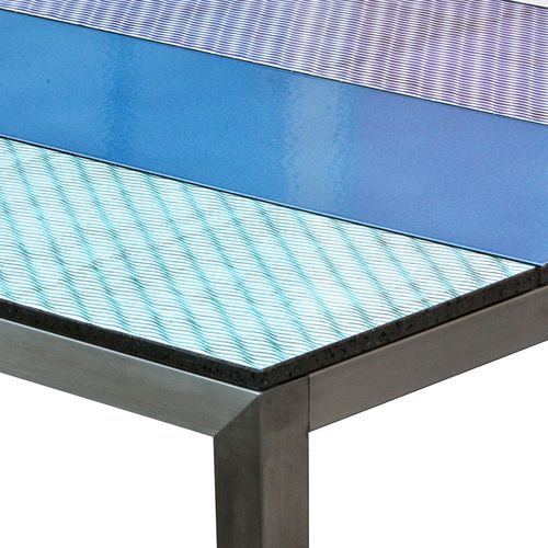 Стол из лавового камня - MEDITERRANEAN - Made a Mano Srl - Rosario Parrinello - прямоугольный / для профессионального использования / для наружного применения