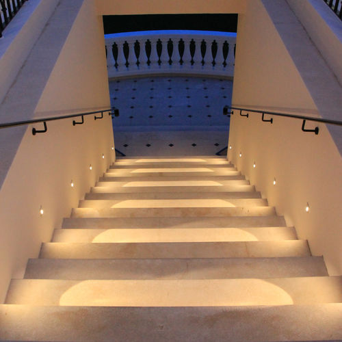 Встраиваемый точечный светильник в стену - PICO - MAISON ORSTEEL - встраиваемый в пол / LED / круглый
