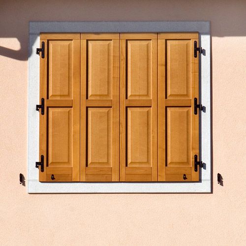 Складная ставня - DARL : RAISED PANELS - Molaro - из дерева / для окна