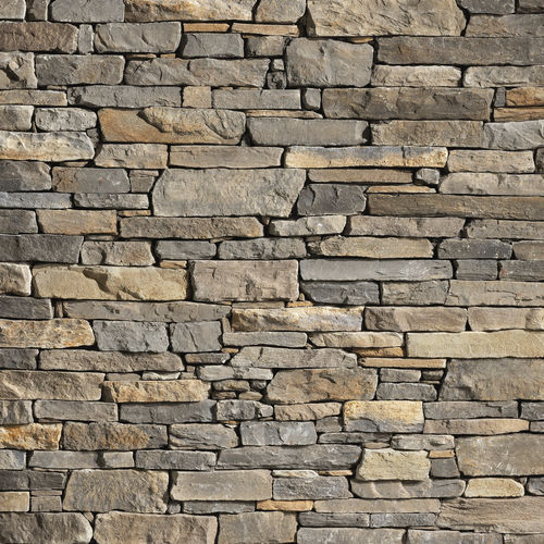 Облицовка из восстановленного камня - Ledge stone profile - Geopietra - для внутреннего применения / для наружного использования / приклеиваемая