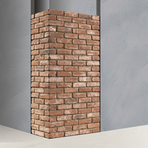 Облицовочный кирпич из терракоты - NEW TORRE - Geopietra - для наружного использования / для внутреннего применения / приклеиваемый
