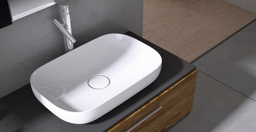 Настольная раковина - PREMIUM: 6260 - Lapino Ceramic - из керамики / прямоугольная / современная