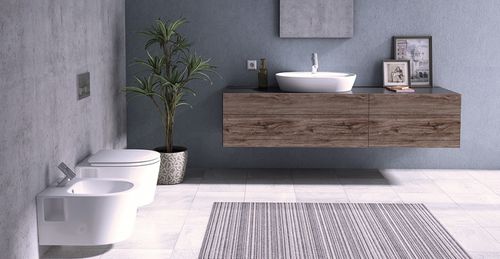 Современная ванная комната - ELEGANCE - Lapino Ceramic - из керамики