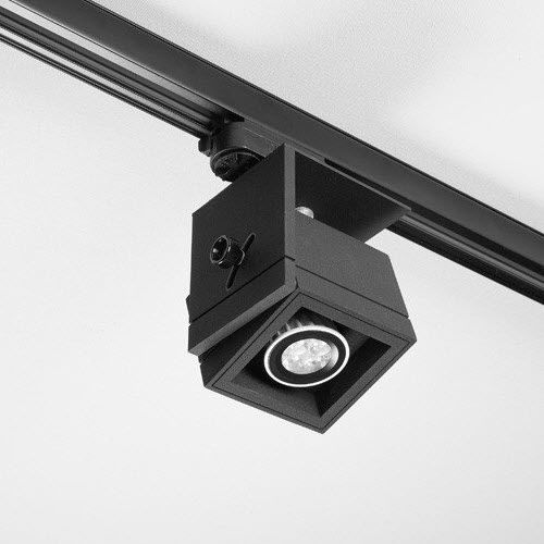 Светильник на рейке LED - ARTMID SEE S2 - EUGENIUS - галогенный / куб / из алюминия