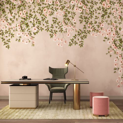Современный обои - FLEURS - HD WALLS - из нетканых материалов / виниловый / из полиэстера