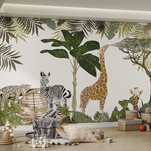 Современный обои - ZOO-TRIP-HDPG-06 - HD WALLS - из нетканых материалов / виниловый / с рисунком животных