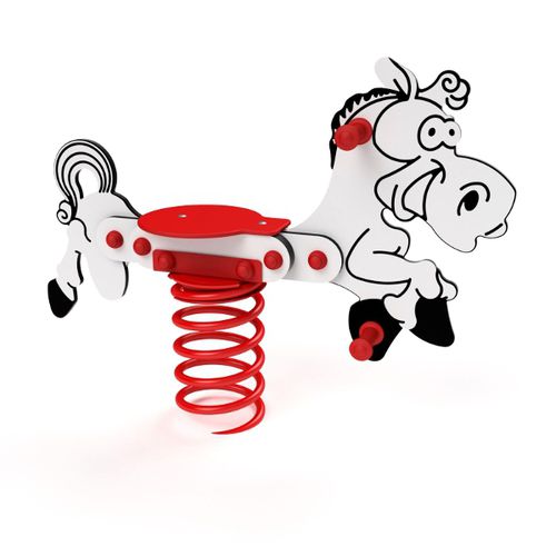 Качалка на пружине из ПЭНД - 3409A HORSE - Astrus Playgrounds - животные / одноместная