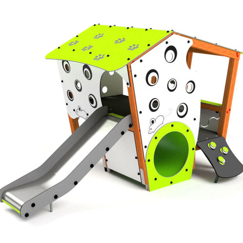 Домик для игр для улицы - 3005D - Astrus Playgrounds - для игровой площадки / напольный