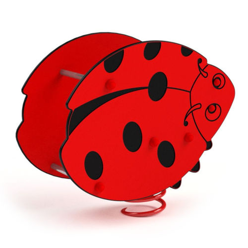 Качалка на пружине из металла - LADYBUG - Astrus Playgrounds - из ПЭНД / животные / природа