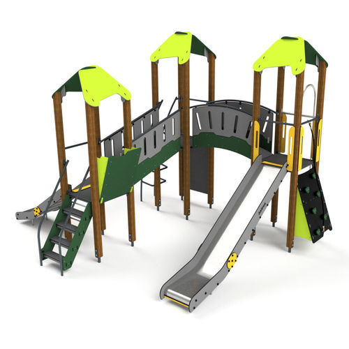 Игровая конструкция для игровой площадки - 10023 - Astrus Playgrounds - из дерева / из металла / из ПЭНД