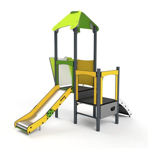 Игровая конструкция для игровой площадки - 11011 - Astrus Playgrounds - из металла / из ПЭНД / модульная
