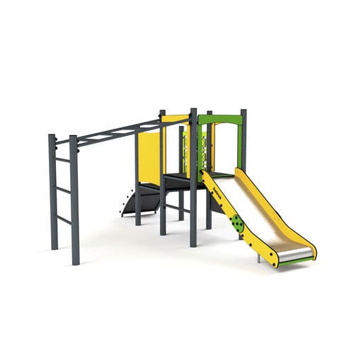 Игровая конструкция для игровой площадки - 11012 - Astrus Playgrounds - из металла / из ПЭНД / модульная