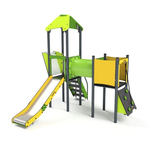Игровая конструкция для игровой площадки - 11016 - Astrus Playgrounds - из металла / из ПЭНД / модульная