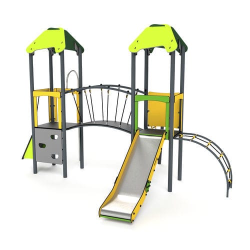 Игровая конструкция для игровой площадки - 11019 - Astrus Playgrounds - из металла / из ПЭНД / модульная