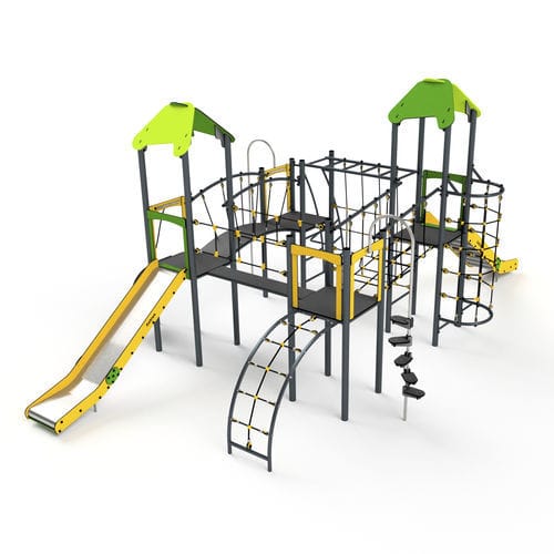 Игровая конструкция для игровой площадки - 11025 - Astrus Playgrounds - из металла / из ПЭНД / модульная