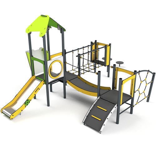 Игровая конструкция для игровой площадки - 11029 - Astrus Playgrounds - из металла / из ПЭНД / модульная