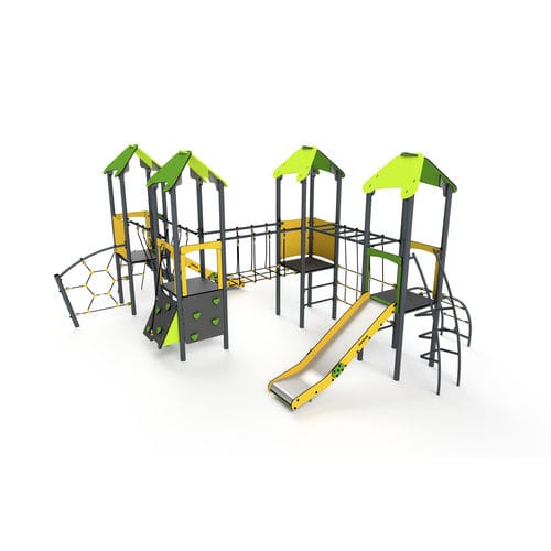 Игровая конструкция для игровой площадки - 11034 - Astrus Playgrounds - из металла / из HDPE / модульная
