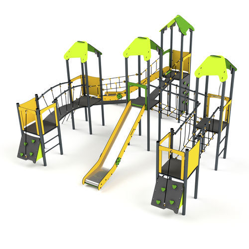Игровая конструкция для игровой площадки - 11036 - Astrus Playgrounds - из металла / из ПЭНД / модульная