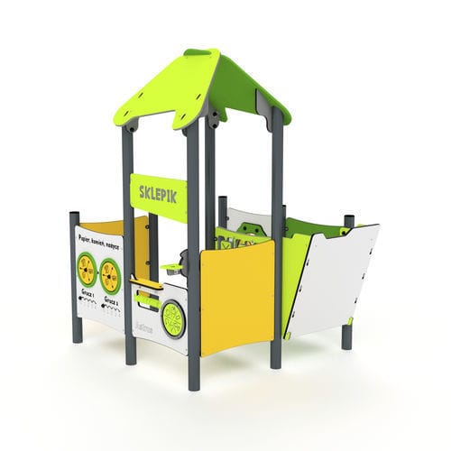 Игровая конструкция для игровой площадки - 11039 - Astrus Playgrounds - из металла / из ПЭНД / модульная