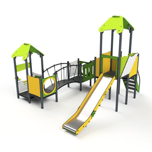 Игровая конструкция для игровой площадки - 11043 - Astrus Playgrounds - из металла / из ПЭНД / модульная