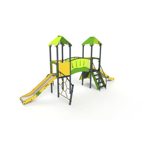 Игровая конструкция для игровой площадки - 11045 - Astrus Playgrounds - из металла / из ПЭНД / модульная
