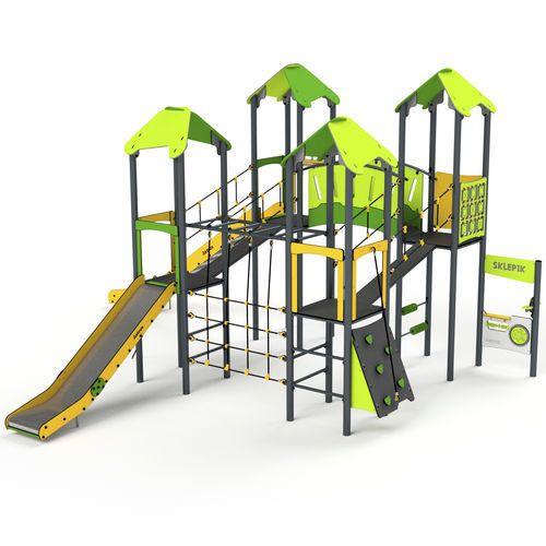 Игровая конструкция для игровой площадки - 11048 - Astrus Playgrounds - из металла / из ПЭНД / модульная