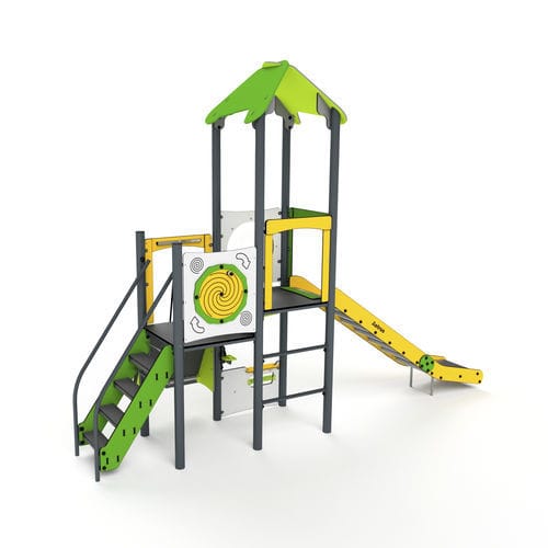 Игровая конструкция для игровой площадки - 11050 - Astrus Playgrounds - из металла / из ПЭНД / модульная