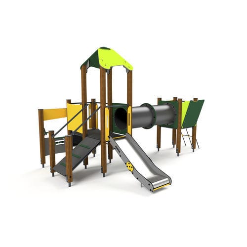 Игровая конструкция для игровой площадки - 10031 - Astrus Playgrounds - из металла / из дерева / из ПЭНД