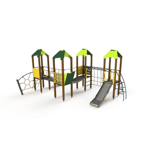 Игровая конструкция для игровой площадки - 10033 - Astrus Playgrounds - из металла / из дерева / из ПЭНД